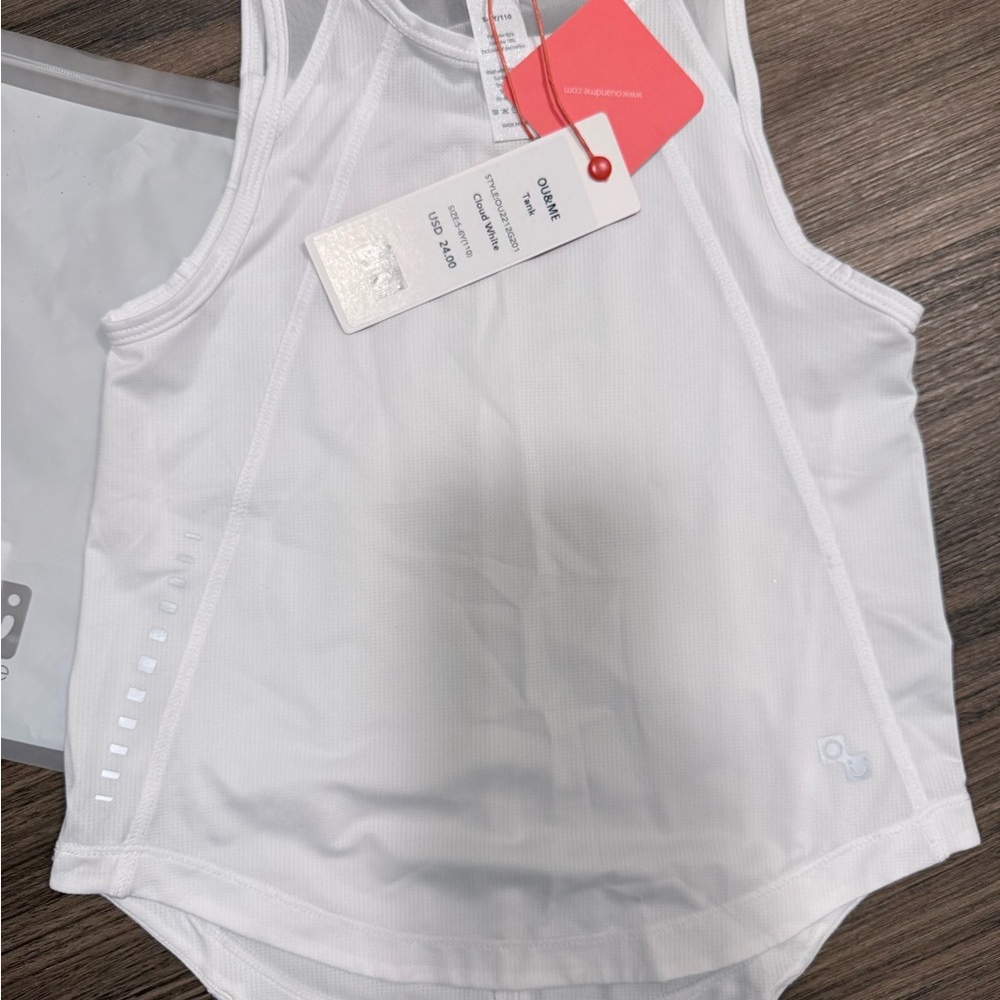 OU & me Kids White Tank Top- NEW - Picture 4 of 5